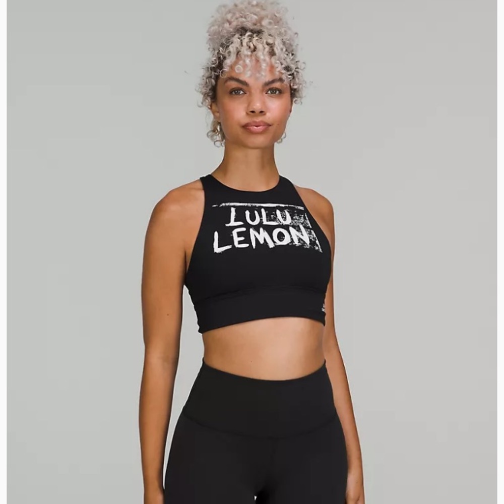 lululemon Energy High-Neck Longline Bra 
Ed Curtis Medium Support, B–D Cups